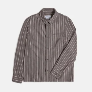 Casual Shirt Brown Stripe