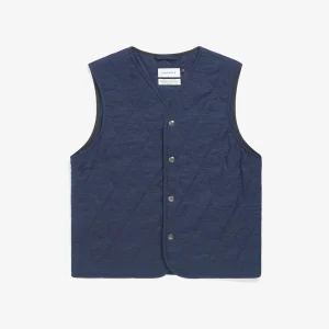 Light Vest Quilted Dark Navy