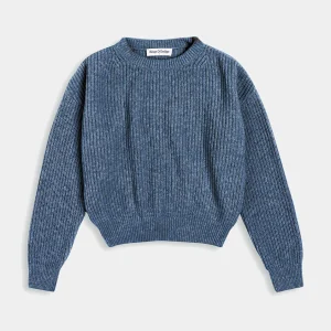 Silvia Recycled Wool Knit Prusse Blue