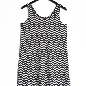 Slitslinne Twin Peaks Svart & vit