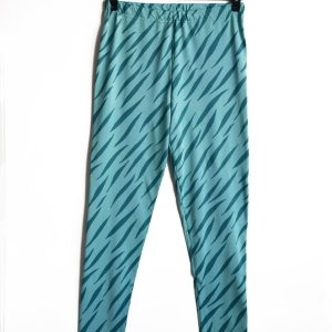 Smal Byxa Tiger Mörk & Ljus turkos