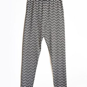 Smal Byxa Twin Peaks Svart & Vit