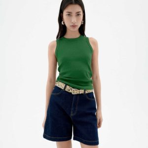 Juliette Tank Top Green Dill