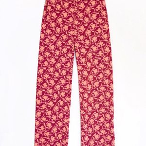 Vid Byxa Mah-Jongblomma Röd Persika