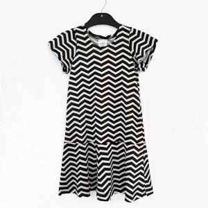 Vingklänning Twin Peaks Svart & Vit