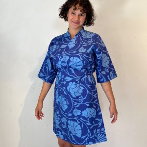 Kimono-klänning Varma Backen Blå